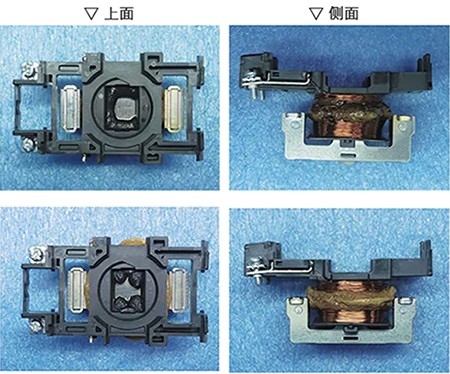 烧损的交流接触器线圈 烧损的交流接触器线圈